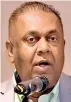  ??  ?? CAUGHT IN THE MIDDLE: Finance Minister Mangala trying to balance the budget