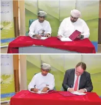  ??  ?? FEE CURBS: The deal was signed for the lawyers by Dr. Mohammed Al Zadjali, Chairman of the Board of Directors of the Associatio­n.