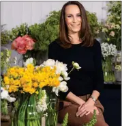  ??  ?? ‘FLORAL MASTERMIND’: Society favourite Philippa Craddock will dress St George’s Chapel