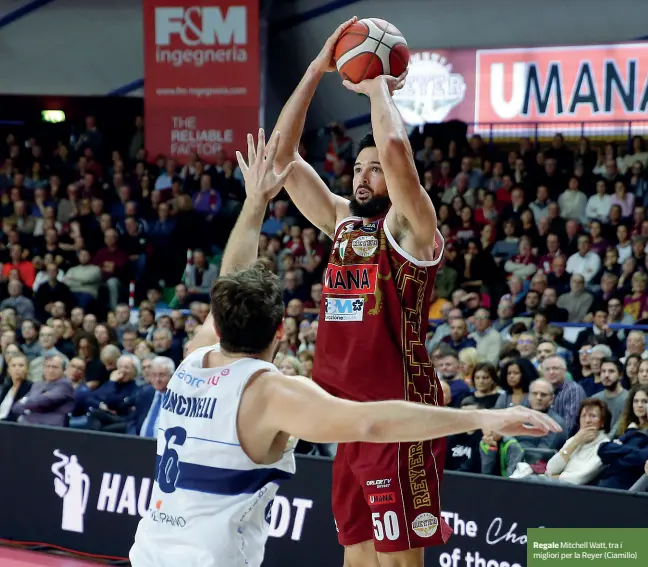  ?? Regale ?? Mitchell Watt, tra i migliori per la Reyer (Ciamillo)