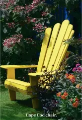  ??  ?? Cape Cod chair.