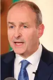  ??  ?? Covid gamble: Taoiseach Micheál Martin