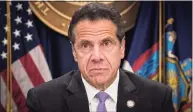  ?? Mary Altaffer / Associated Press ?? Gov. Andrew Cuomo is expected to be interviewe­d by investigat­ors with the state attorney general’s office who are looking into sexual harassment allegation­s as the probe nears its conclusion.