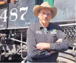  ?? COURTESY OF ROGER HOGAN ?? John Bush became president of the Cumbres & Toltec Scenic Railroad in 2013.