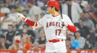  ?? Ryan Sun
The Associated Press ?? The free-agent market appears to be waiting on a decision from two-way star Shohei Ohtani.