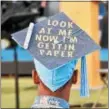  ?? JESI YOST — FOR DIGITAL FIRST MEDIA ?? For the first time, Daniel Boone students were permitted to decorate their graduation caps.