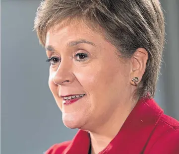  ?? ?? UNDER FIRE: Nicola Sturgeon has faced criticism over the new ScotRail timetable.