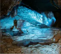  ??  ?? Cave formations not only exhibit fluorescen­ce, they can also phosphores­ce, and a RPI solution has been developed for photograph­y.