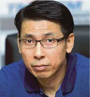  ??  ?? Tan Cheng Hoe will retain his role as assistant coach.