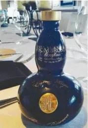  ?? Photos courtesy of AsomBroso ?? AsomBroso Gran Reserva Ultra Anejo tequila. Right, AsomBroso La Rosa Bordeaux tequila.