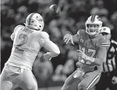  ?? Adrian Kraus/Associated Press ?? The Bills’ Josh Allen has mostly had the Dolphins’ number since entering the league in 2018, with an 8-2 mark against them. Miami knows containing the QB will be key: “He’s dynamic and he can make some big plays.”