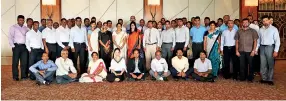  ??  ?? Key stakeholde­rs such as hoteliers, government sector and private sector officials who participat­ed in the training