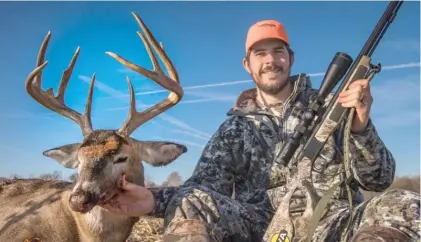  ??  ?? White Sox left- hander Carlos Rodon and his biggest buck, as posted on Twitter in December. | FOR THE SUN- TIMES