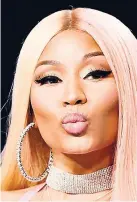  ??  ?? Nicki Minaj