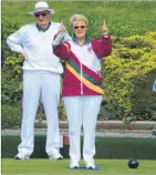  ?? Picture: Gary Browne FM4781958, left; FM4781937 ?? Left, Liz Lunn gives the signal during Canterbury BC’S Centenary Cup competitio­n. Right, Chris Dawson gets down to action