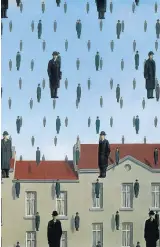  ?? THE MENIL COLLECTION ?? Chuva. ‘Golconda’ (1953), de René Magritte