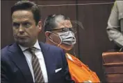  ?? Carolyn Cole Los Angeles Times ?? NAASON JOAQUIN GARCIA, right, listens to victim statements at his sentencing hearing Wednesday.