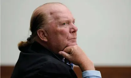  ?? Photograph: Reuters ?? Mario Batali in court in Boston, Massachuse­tts, on the first day of his trial.