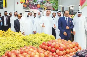  ??  ?? Lulu Group has opened a new shopping centre in Hameem off the city limits of Abu Dhabi. Emirates General Market in Al Dhafra Mall was officially inaugurate­d by Khadem Sawayah Al Muhairi, Chief Operating Officer of ZonesCorp in the presence of several...