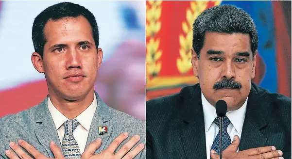  ?? FOTO: AGENCIA AFP ?? El presidente interino de Venezuela, Juan Guaidó, anunció el ingreso de ayuda humanitari­a el próximo 23 de febrero, pese al rechazo de Nicolas Maduro.