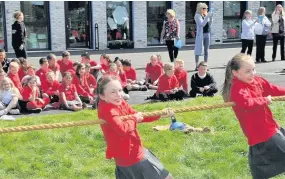  ??  ?? Challenge There was plenty going on at the fun fayre and mini sports day 250517half­merk_02