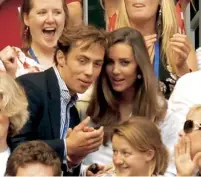  ??  ?? Below Middleton with his sister Catherine at the Concert for Diana at Wembley in 2007 Right With the Duke of Cambridge at the wedding of his sister Pippa in 2017