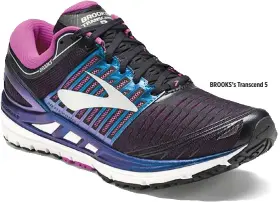  ??  ?? BROOKS’s Transcend 5