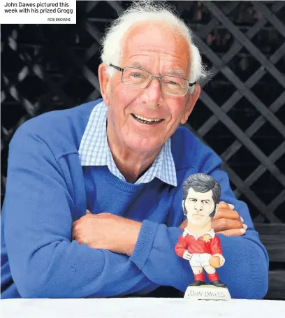  ??  ?? John Dawes pictured this week with his prized Grogg
ROB BROWNE