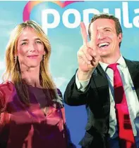  ?? EFE ?? Casado con Cayetana Álvarez de Toledo, «número uno» por Barcelona en las últimas elecciones generales