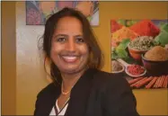  ?? LAUREN HALLIGAN — MEDIANEWS GROUP ?? Nafeesa Koslik is the founder and owner of new Ballston Spa business Nani’s Indian Kitchen.