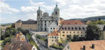  ?? FOTO: GERHARD KASSNER ?? Auch die Basilika in Weingarten spielt eine wichtige Rolle in der Barockwoch­e.