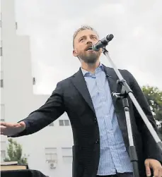  ?? ?? Federico Otermín. “Creemos en un Estado presente, sobre todo para los más humildes, como aprendimos de Perón y de Evita y, mi generación, de Néstor y de Cristina”, destacó.