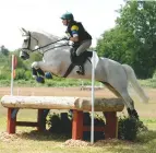  ??  ?? Dinah Smith returns to eventing on Culmore JJ and tops a BE90