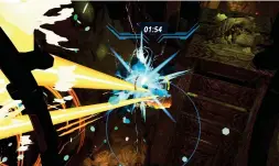  ??  ?? Below Using heavy weapons, such as this laser, can turn losses into wins.
