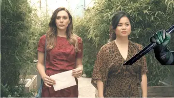  ?? — Photo handout from Facebook Watch ?? Elizabeth Olsen and Kelly Marie Tran play sisters in ‘Sorry for Your Loss’.