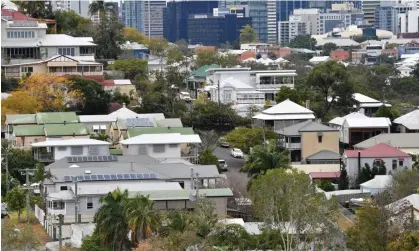  ?? Photograph: Darren England/AAP ?? Homes in Brisbane. A proposal for a ‘landlord register’ in Queensland has been backed by some housing experts while being opposed by the state’s real estate lobby.