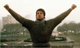  ??  ?? A personal triumph ... Sylvester Stallone in Rocky, 1976. Photograph: Allstar/United ArtBlaze