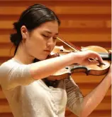  ?? ?? Violinist debut: Coco Tomita records for Orchid