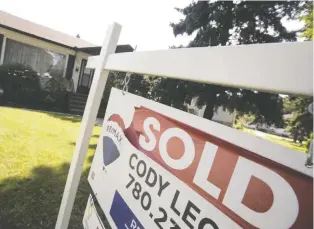  ?? DAVID BLOOM ?? Average house prices across Alberta are forecast to climb by seven per cent in 2024.