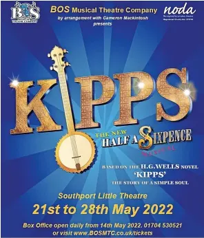  ?? ?? Kipps, The New Half a Sixpence Musical poster.