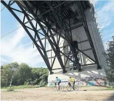  ?? RICHARD LAUTENS TORONTO STAR FILE PHOTO ?? Under the Viaduct arches is a much less celebrated in-between place that the film suggests is the kind of place where the filmmaker and his friends lived much of their lives, Shawn Micallef writes.