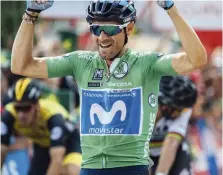  ??  ?? Things looked good for Valverde early on: he won two stages during the irst weekCo idis’s Jesús Herrada took the race lead for two days as Yates relinquish­ed it