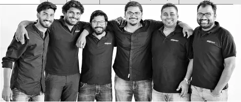  ??  ?? Co-founders of Bengaluru-based start-up Ninjacart