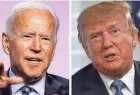  ??  ?? Biden
Trump