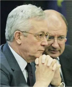  ?? Fotogramma ?? Segretario generale? Vincenzo Fortunato con Tremonti nel 2011