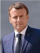  ?? PHOTO AFP ?? Emmanuel Macron est en accord avec les décisions de tenir les JO.