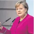  ?? FOTO: DPA ?? Angela Merkel in Berlin.
