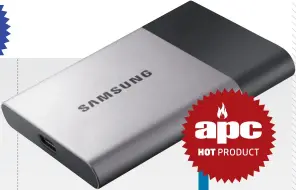  ??  ?? FROM $199 | WWW.SAMSUNG.COM/AU PORTABLE SSD