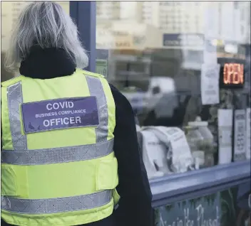 ?? Picture: Portsmouth City Council ?? REAL THING Portsmouth City Council Covid business compliance officers, known as Covid marshals.