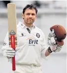  ??  ?? Milestone: Mark Ramprakash was the last to reach 100 first-class hundreds